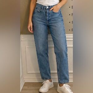Agolde Light Blue Straight Leg Jeans